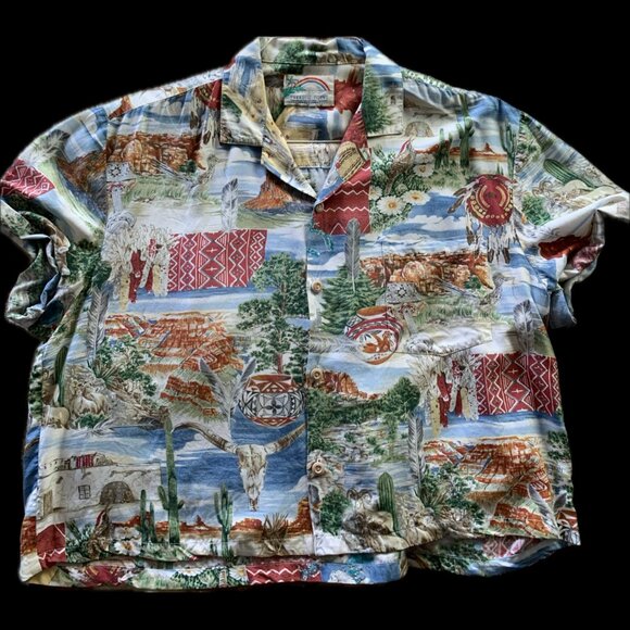 Vintage Southwestern Button Down Shirt - Picture 1 of 4